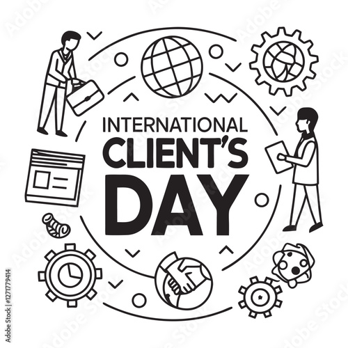 a professional and inclusive design for International clients day.