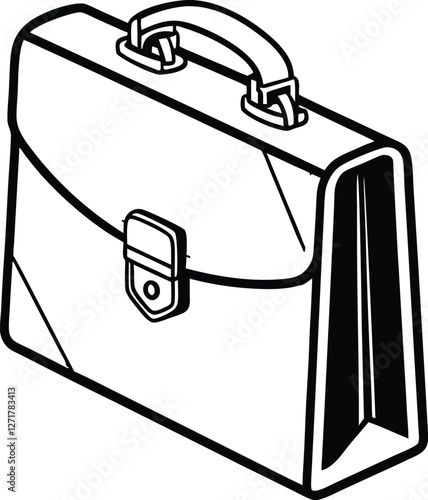 vector illustration of a suitcase