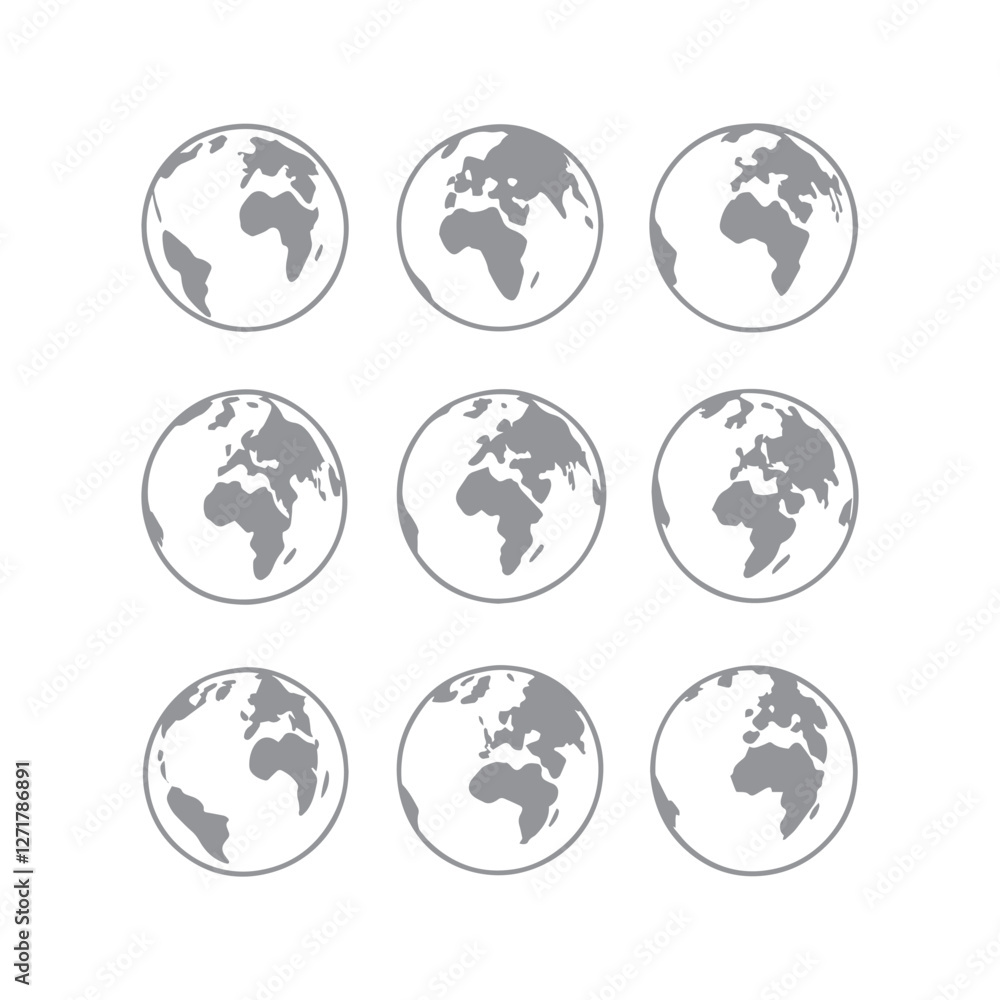 Minimal Earth Vector Icons - Customizable Stroke for App, Template, and Website Projects Minimal Earth Vector Icons - Customizable Stroke for App, Template, and Website Projects