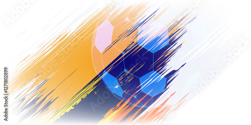 vector illustration of a badminton athlete with a jumping smash action. colored silhouette style design, grunge. badminton national sports day.vector