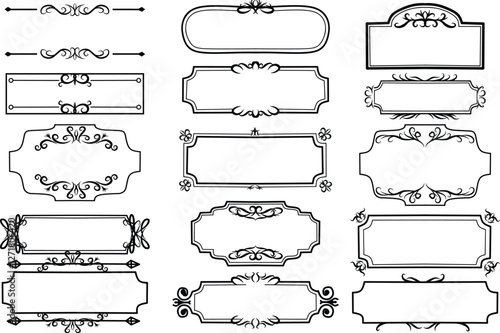 Ornamental frames Vector