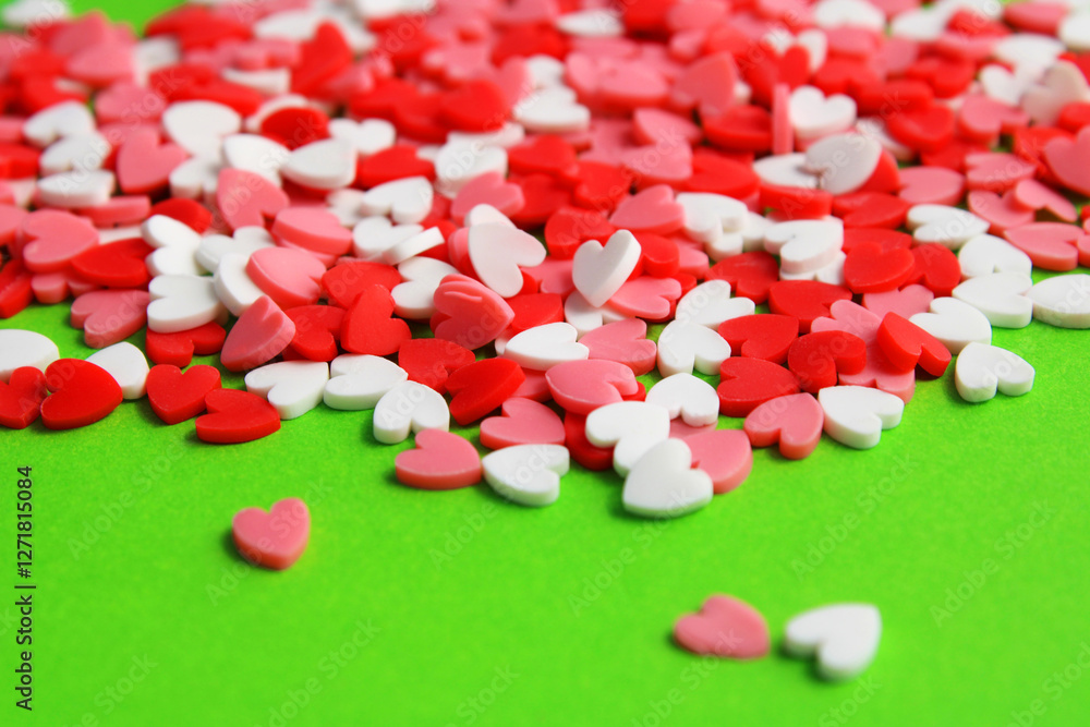 Background with many small hearts Background with many small hearts