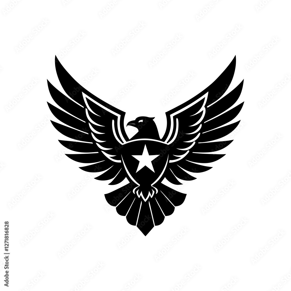 Obraz premium eagle with wings