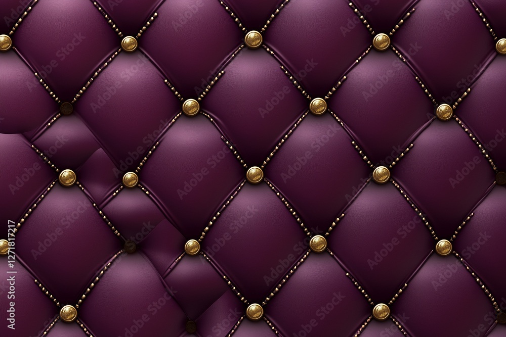 Obraz premium luxury red leather upholstery