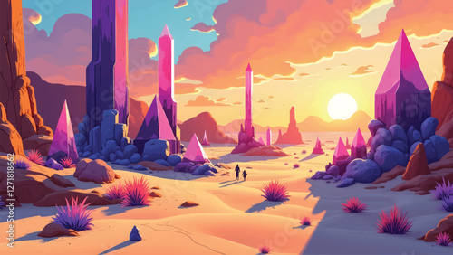 Crystal Desert Dreamscape