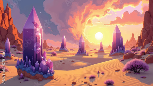 Crystal Desert Dreamscape