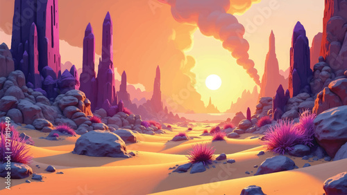 Crystal Desert Dreamscape