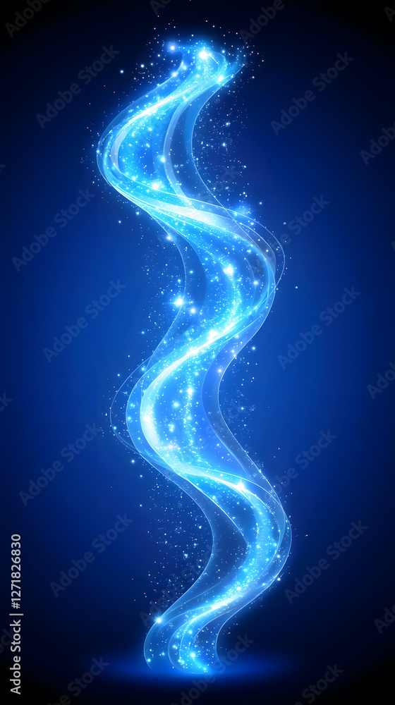 Dynamic blue light swirl abstract art digital creation vibrant environment close-up view visual experience Dynamic blue light swirl abstract art digital creation vibrant environment close-up view visual experience