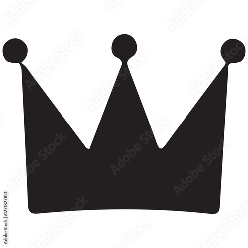 set of crowns vector "Crown Silhouette Icon – Royalty, King, Queen Symbol"

