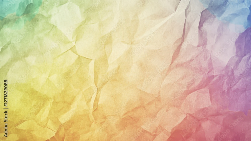 Stunning Colorful Crumpled Paper Texture Background Stunning Colorful Crumpled Paper Texture Background