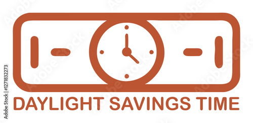 Daylight savings time Fall Back, vector style, illustration colorful, banner and affiche