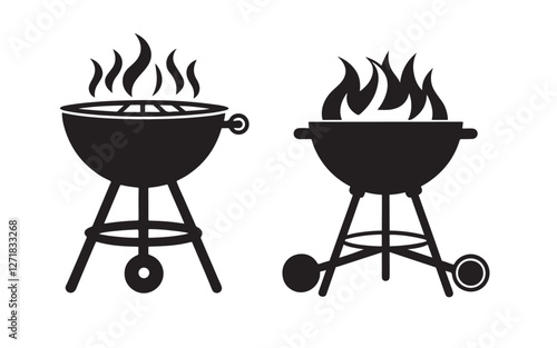 barbecue grill vector