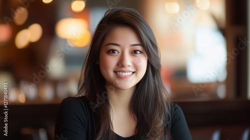 Wallpaper Mural Confident and Sweet Portrait of Asian Women Torontodigital.ca