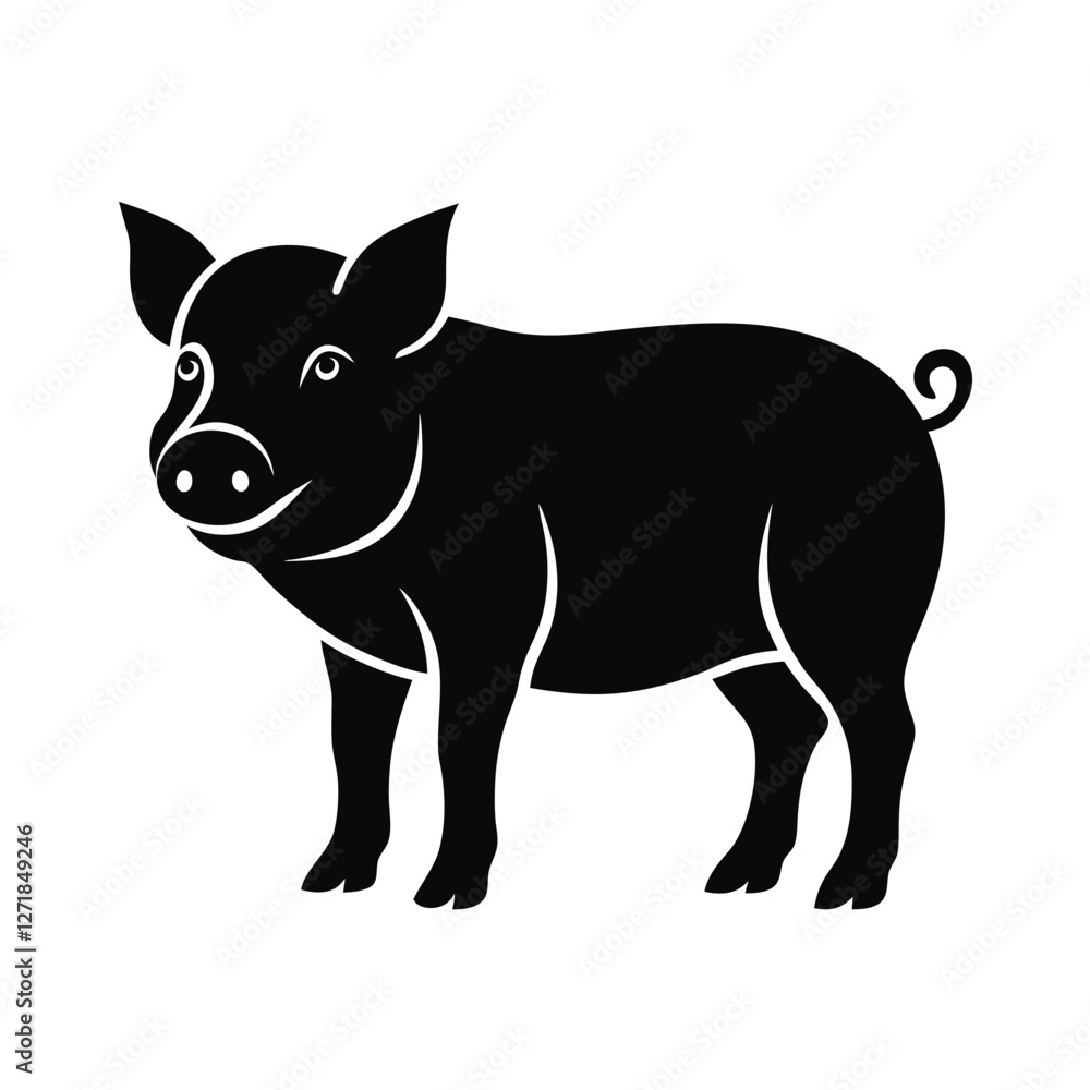 pig vector illustration pig vector illustration