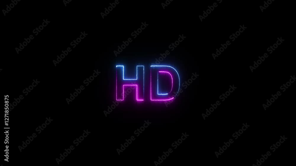 Neon Text Animation in HD with Glowing and Dynamic Effects screen displaying HD neon text in a dimly lit room Neon Text Animation in HD with Glowing and Dynamic Effects screen displaying HD neon text in a dimly lit room