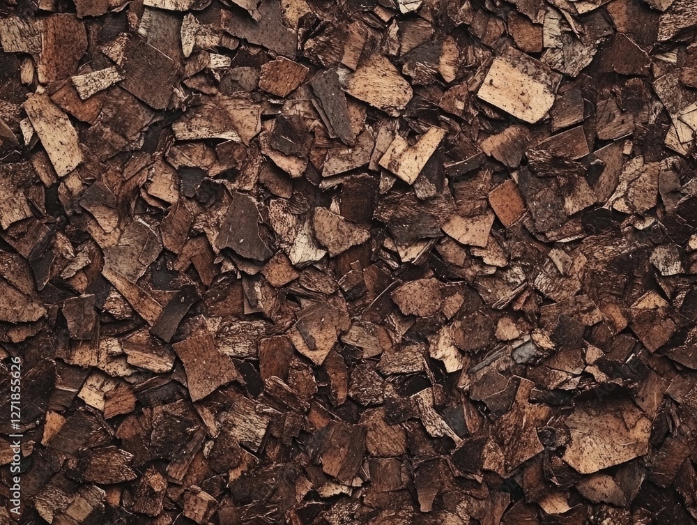 Wood chip pile close up Wood chip pile close up