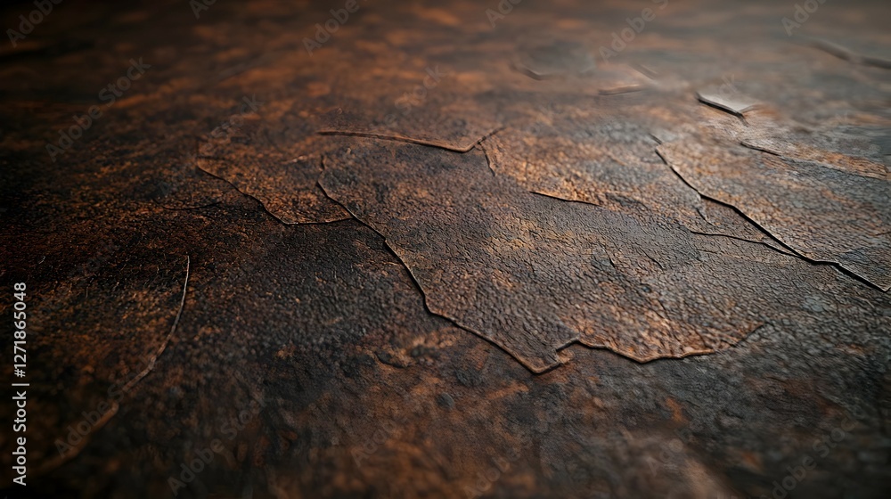 Dark Brown Rusty Metal Texture Background Dark Brown Rusty Metal Texture Background