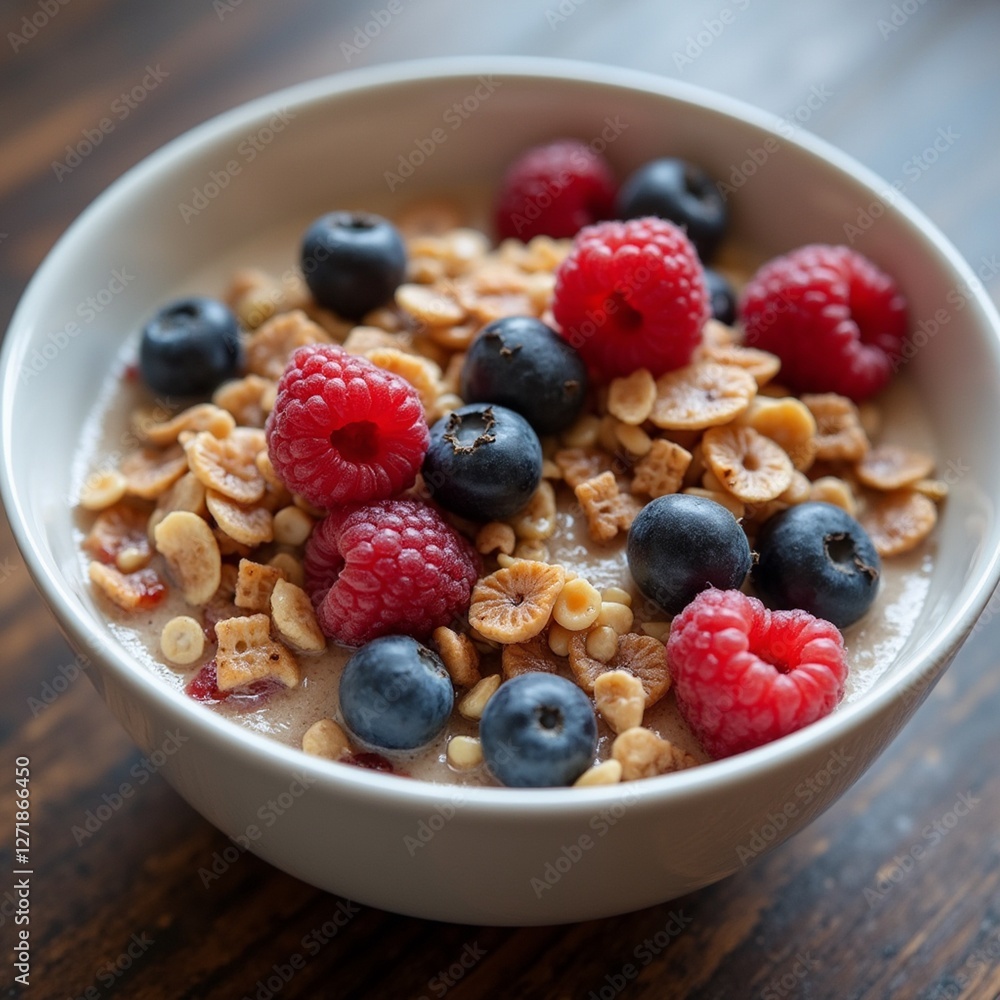 muesli with berries muesli with berries