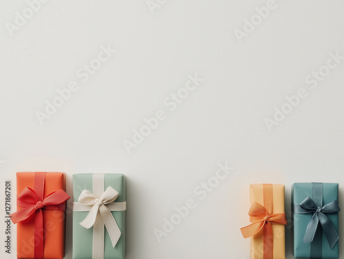 Wallpaper Mural Celebrate the Season with Colorful Holiday Gifts Wrapped in Ribbons and Bows, Spreading Joy and Cheer for a Truly Special Giving Experience! Torontodigital.ca