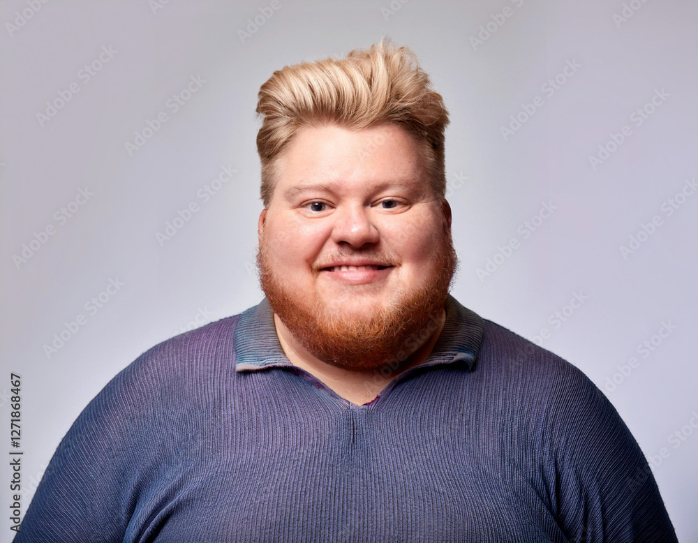 Obraz premium portrait of a overweight businessman