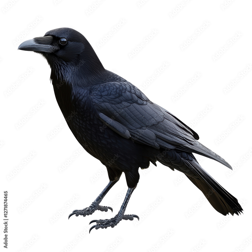 Majestic Black Raven: An Enigmatic Avian Beauty Majestic Black Raven: An Enigmatic Avian Beauty