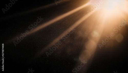 Film Dust Light Leaks Overlay. Vintage Style Lens Flares. Generated image