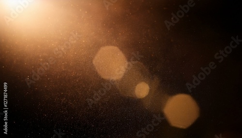 Film Dust Light Leaks Overlay. Vintage Style Lens Flares. Generated image