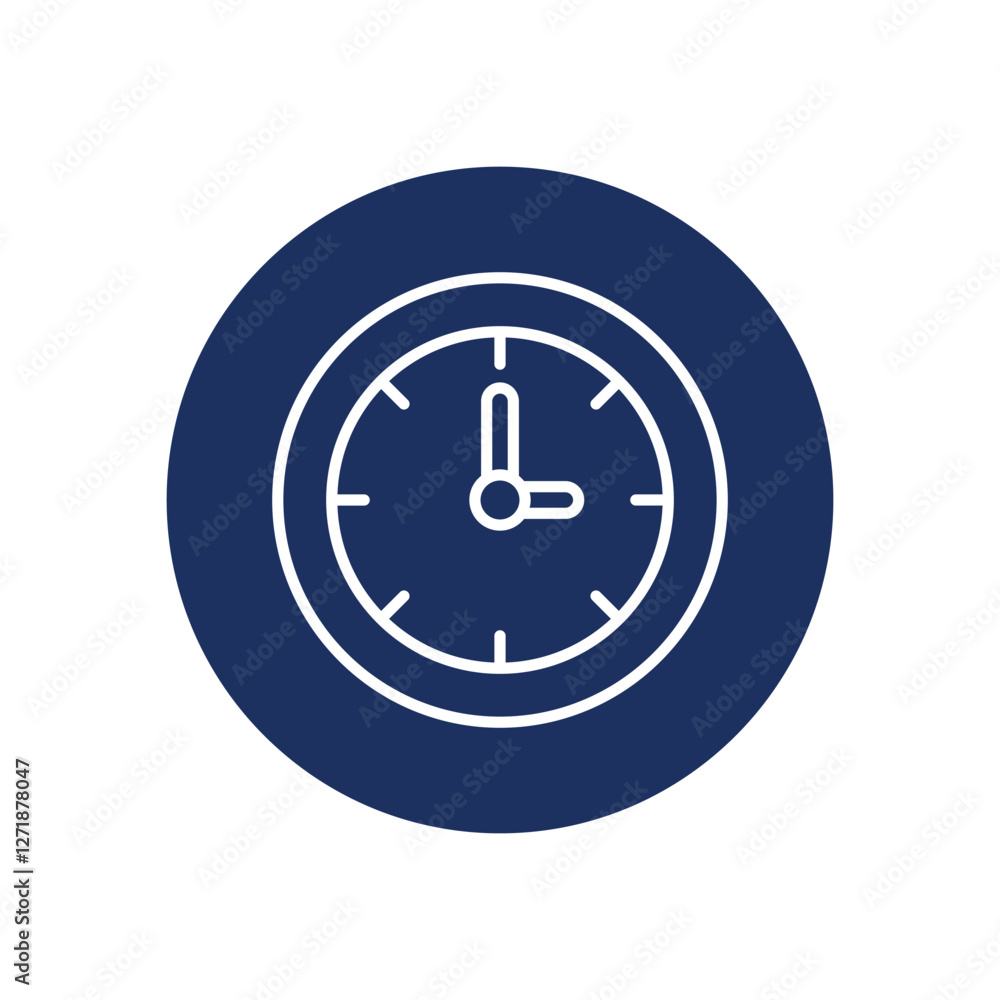 Time icon vector stock illustration Time icon vector stock illustration