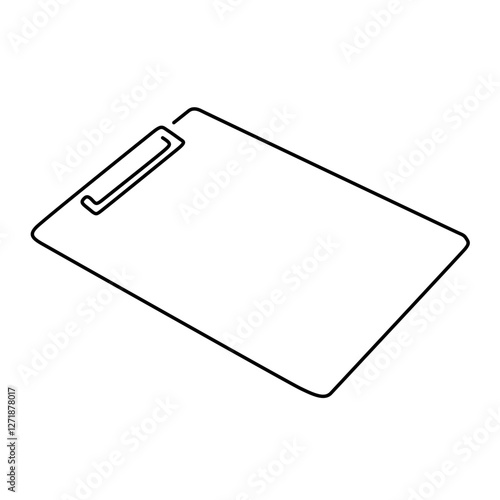 line art clip board