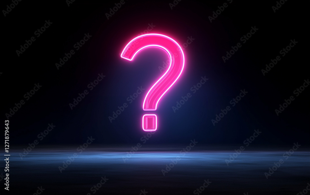 Neon question mark sign glowing on dark background. Question mark neon sign glowing question mark illuminated question mark question mark symbol Neon question mark sign glowing on dark background. Question mark neon sign glowing question mark illuminated question mark question mark symbol