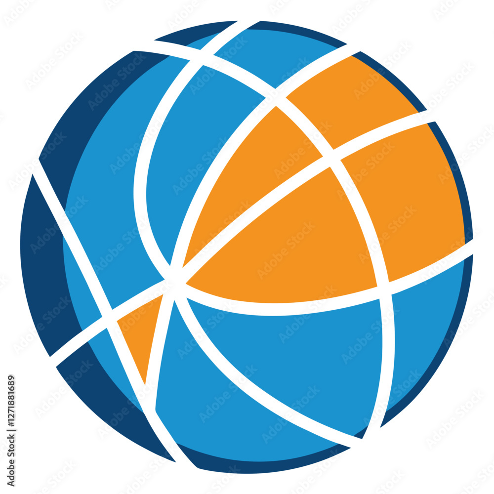 Fototapeta premium basketball vector image