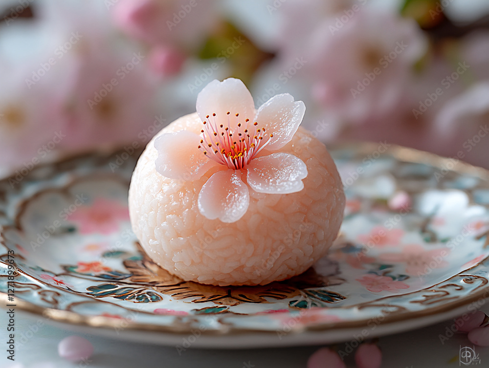 Fototapeta premium cherry blossom mochi