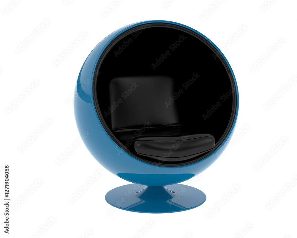 Modern Swivel Chair isolated on background. 3d rendering - illustration Modern Swivel Chair isolated on background. 3d rendering - illustration