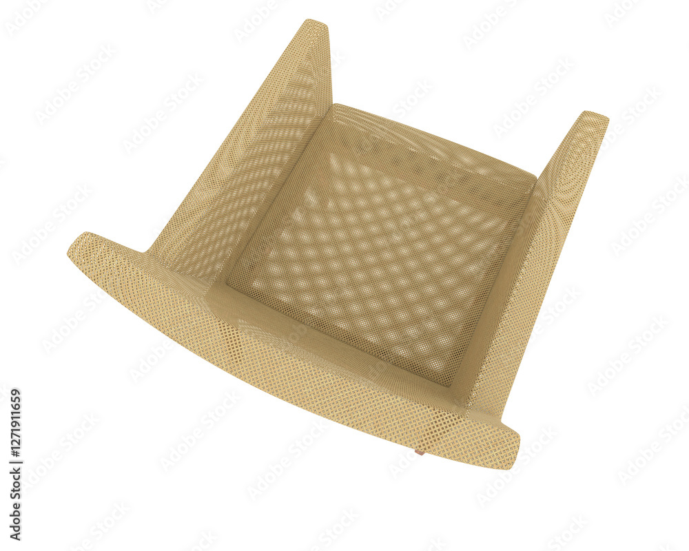 Obraz premium Armchair isolated on background. 3d rendering - illustration
