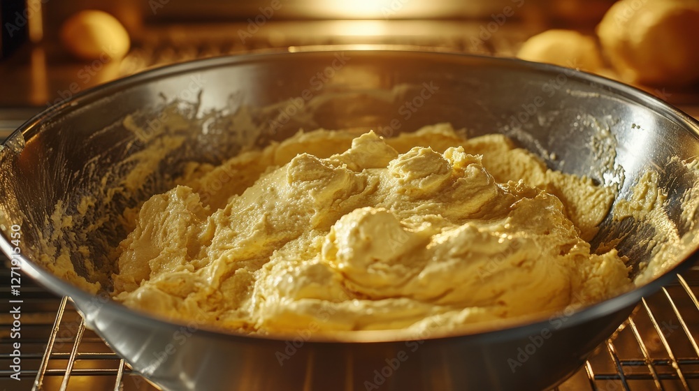 Baking creamy mashed potatoes kitchen food photography warm lighting close-up comfort cooking Baking creamy mashed potatoes kitchen food photography warm lighting close-up comfort cooking