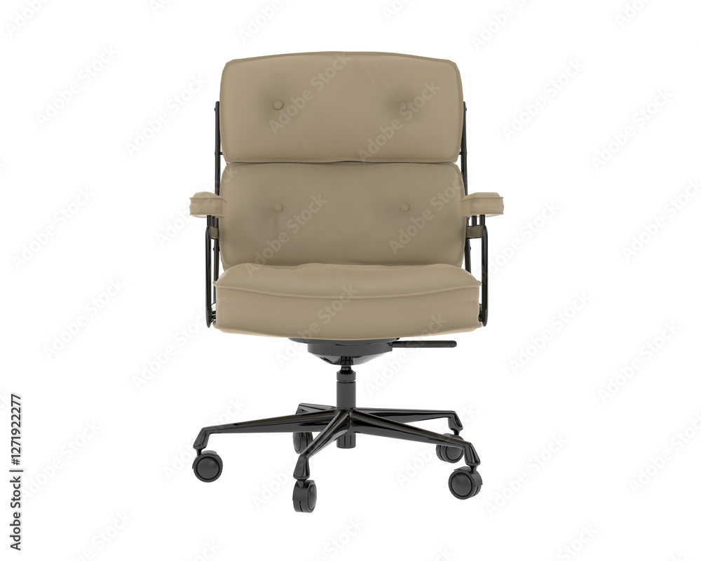 Fototapeta premium Armchair isolated on background. 3d rendering - illustration