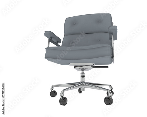 Armchair isolated on background. 3d rendering - illustration