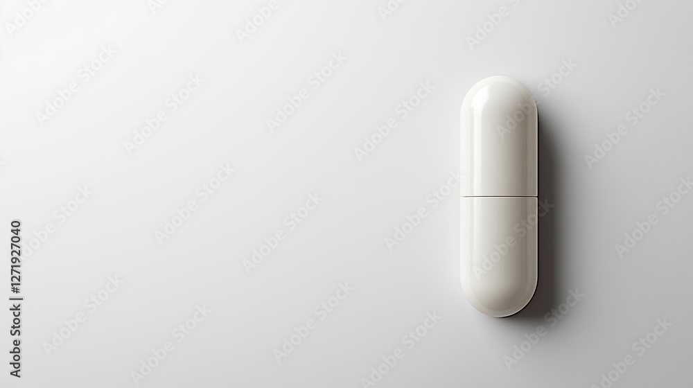 NAD supplement capsule on clean and floral background NAD supplement capsule on clean and floral background