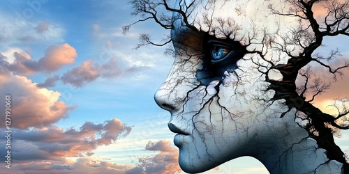 dementia mental health and aging concept