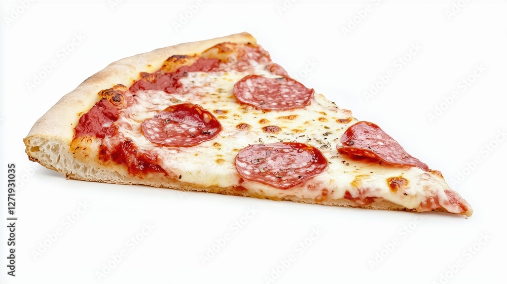 A delicious slice of pepperoni pizza featuring a crispy crust and melted cheese, perfect for any pizza lover. A delicious slice of pepperoni pizza featuring a crispy crust and melted cheese, perfect for any pizza lover.
