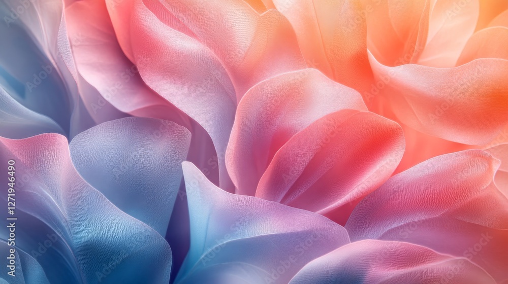 Abstract pastel petals form a visually appealing floral texture Abstract pastel petals form a visually appealing floral texture