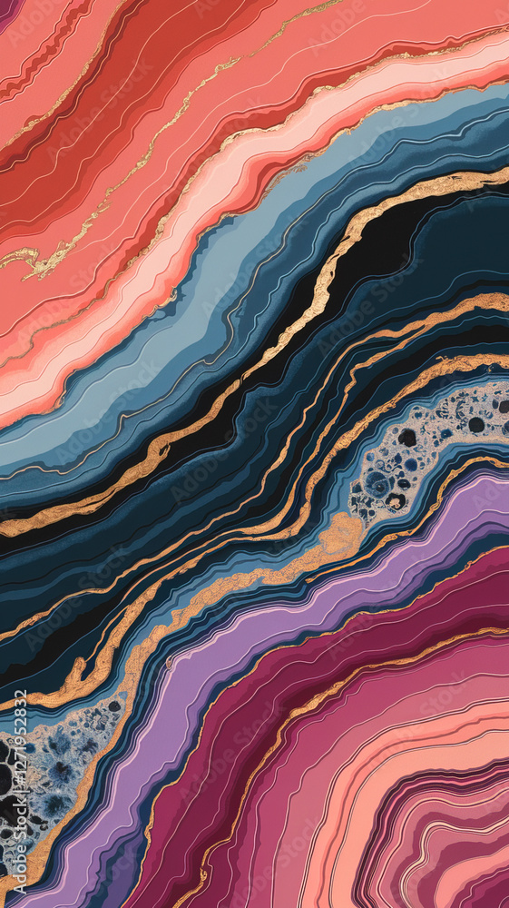 Obraz premium hires Abstract seamless pattern Marble material texture with different designs and types 