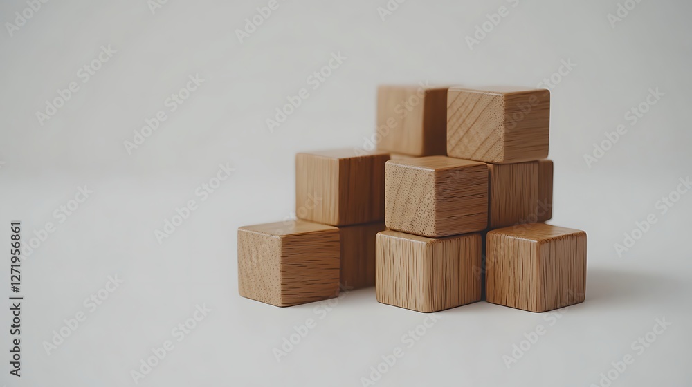 Sustainable ESG modernization with wooden blocks representing eco-friendly and green initiatives Sustainable ESG modernization with wooden blocks representing eco-friendly and green initiatives