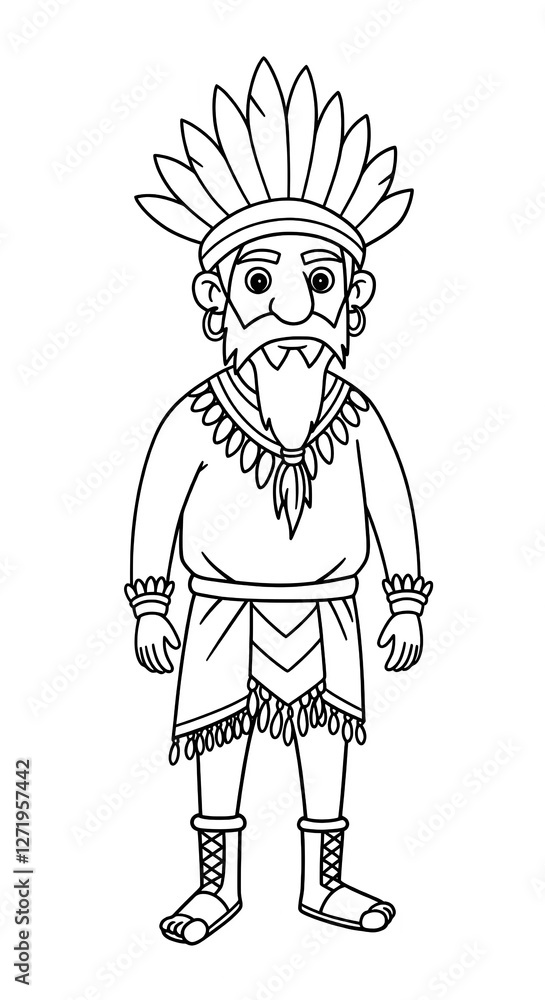 Fototapeta premium native sketch 