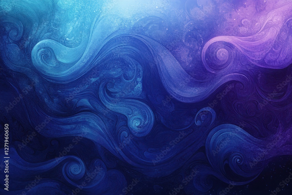 Abstract swirl background in shades of blue and purple Abstract swirl background in shades of blue and purple