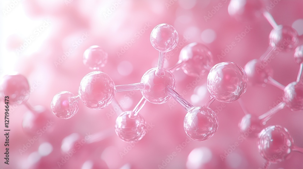 NAD supplement, delicate pastel-hued molecular structure with luminous nodes, creating a minimal and modern scientific visualization NAD supplement, delicate pastel-hued molecular structure with luminous nodes, creating a minimal and modern scientific visualization