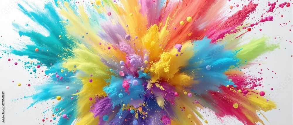 Explosion of colourful powders with bright and vibrant hues, bright colours, explosion of colours, colourful powders Explosion of colourful powders with bright and vibrant hues, bright colours, explosion of colours, colourful powders