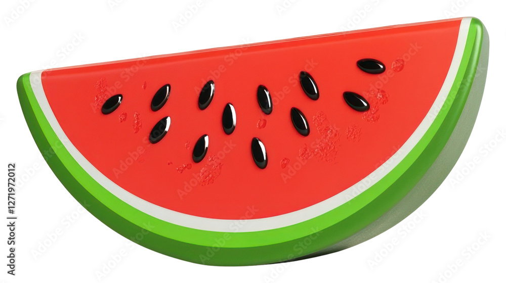 PNG 3d coquette watermelon illustration fruit slice. PNG 3d coquette watermelon illustration fruit slice.