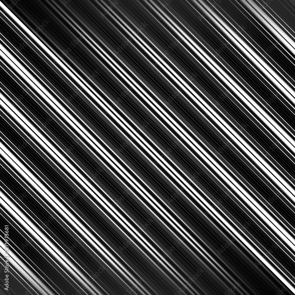 Obraz premium Black and white stripes abstract background overlay. Motion effect. Graphic illustration with transparent background.