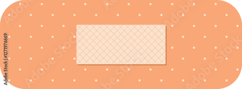 Medical sticky tape vector illustration